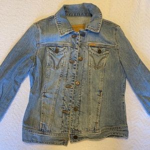Hollister medium wash jean jacket
